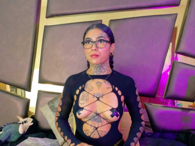 I'm not dangerous... my tattoos are. One says 'kiss me', another 'touch me'... and the one below... you better come and read it slowly ♥LUSH