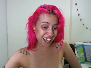 Photos floracat Hi! 10 if you think i am pretty! #pinkhair #cum #wet #hot #tattoos #hitachi #skinny #bigeyes #smalltits