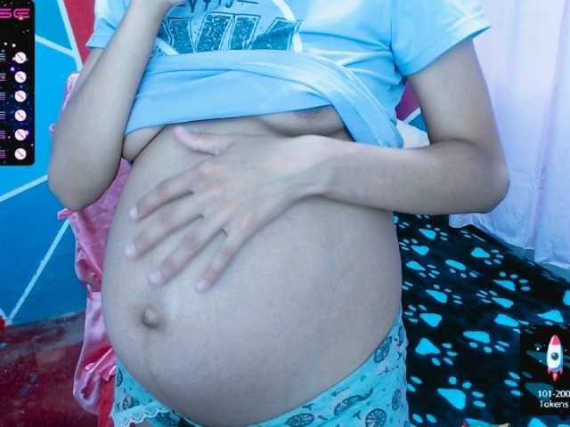 Photos Milk-Kima hi guys, im new here with my belly❤ #new #latina #bigboobs #pregnant #teen #cum